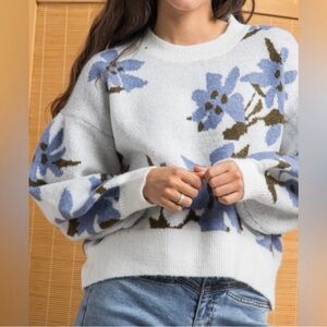 Bohme Floral Crewneck Sweater